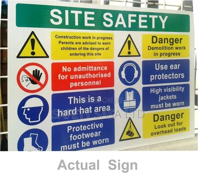 A3 Size Safety Signage