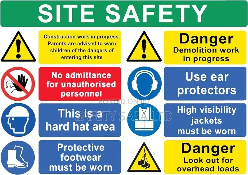 A3 Size Safety Signage