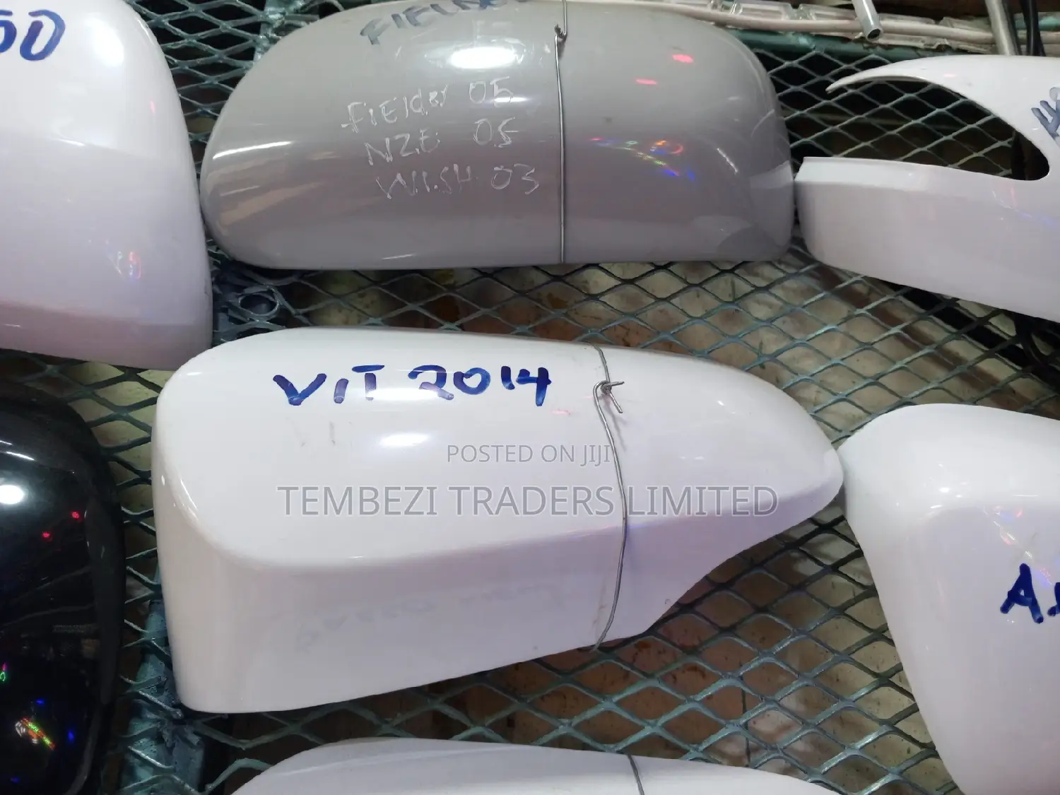 Side Mirror Covers for Toyota Vitz 2014 Model