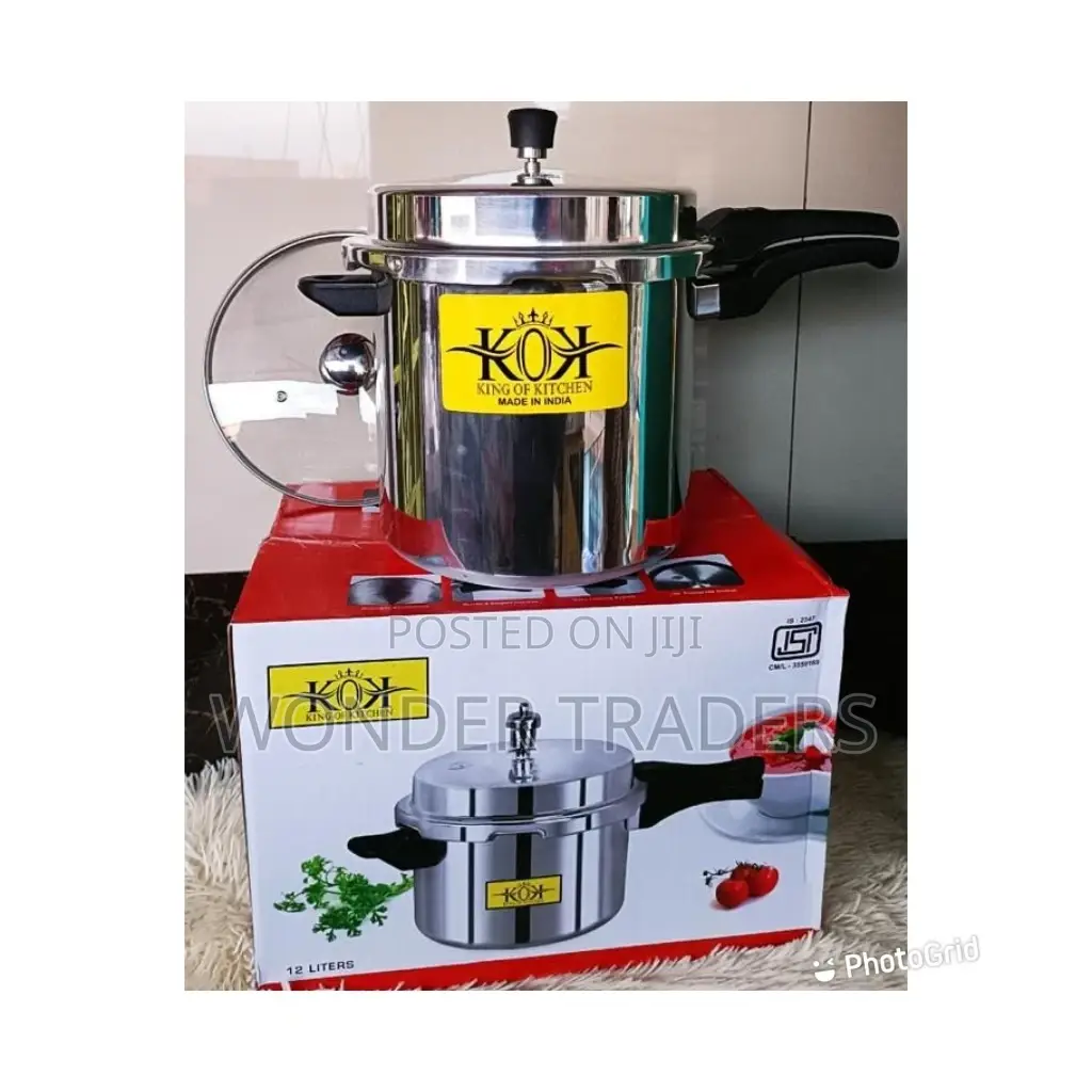 KOK Pressure Cooker 2 in 1 With Glass Lid