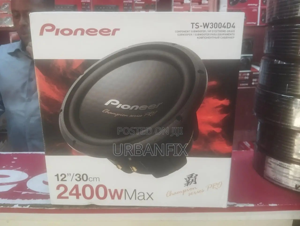 Pioneer Ts-3004d4 2400 Watts Powerful Bass Subwoofer