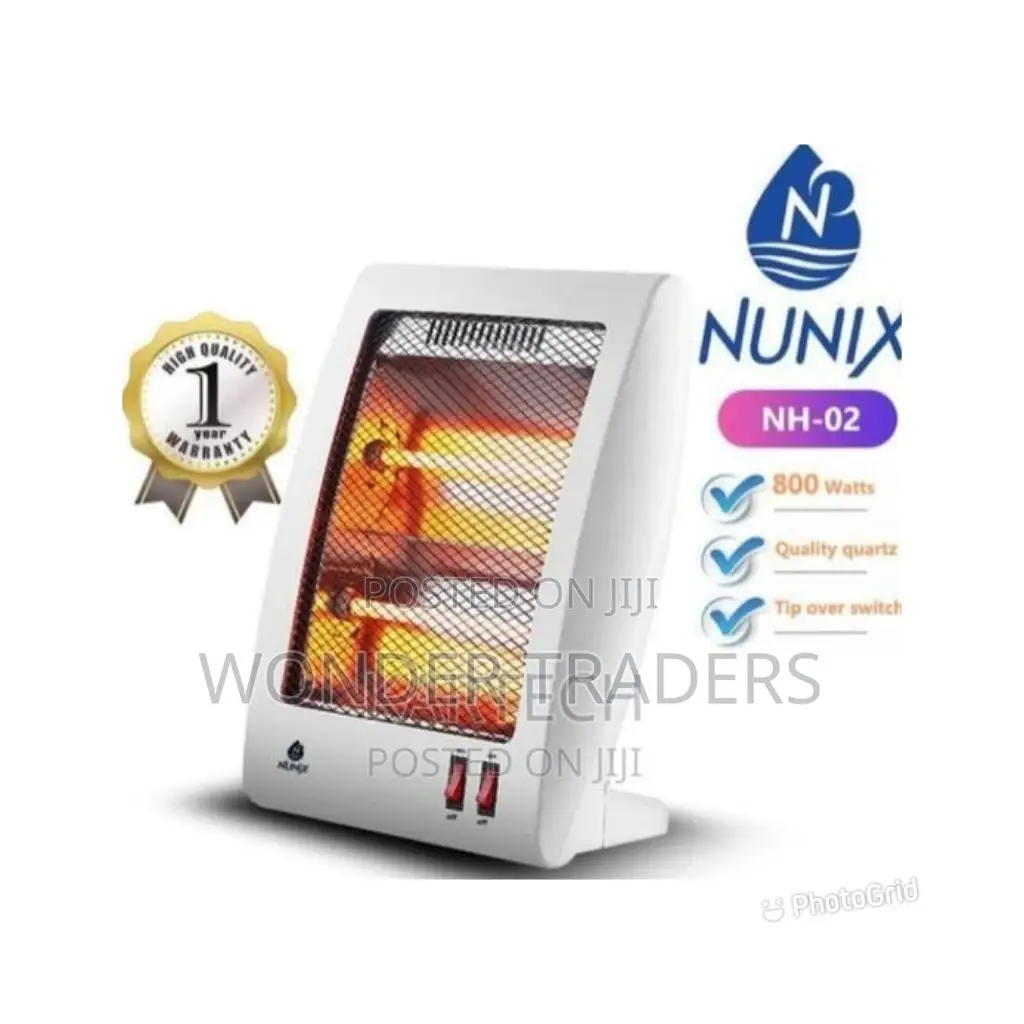 800watt Nunix Room Heater Quartz