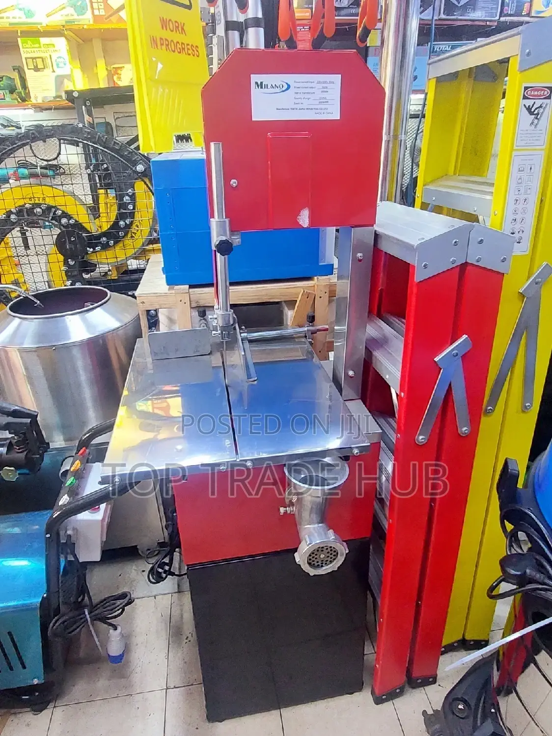 Commercial Milano 2 in 1 Meatmincer and Bonesaw Machine