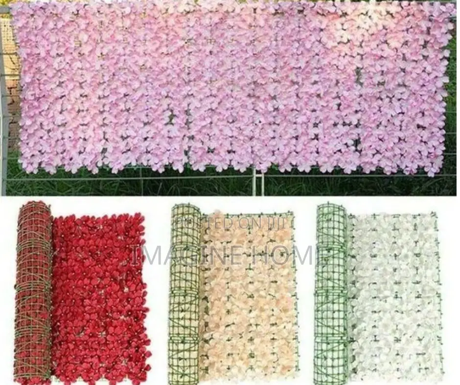 Artificial Floral Fence