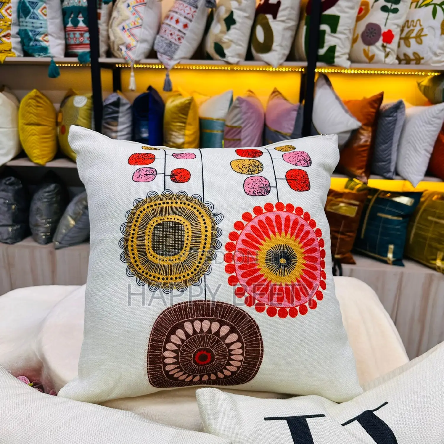 Retro Fashion Throw Pillow Covers Material: Cotton Linen