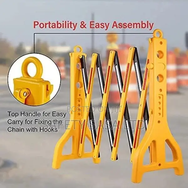 Reflective Expandable Foldable Barrier Extendable Baricades