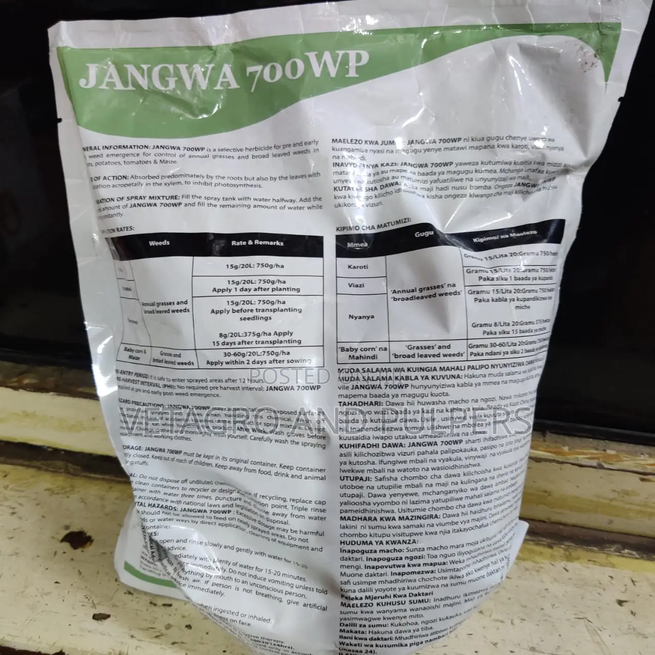 Jangwa 700WP Herbicide