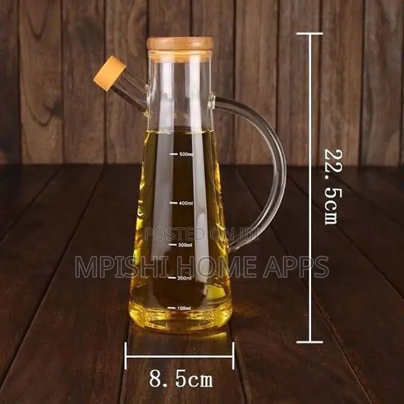 Oil Jar With Bamboo Lid 560ml
