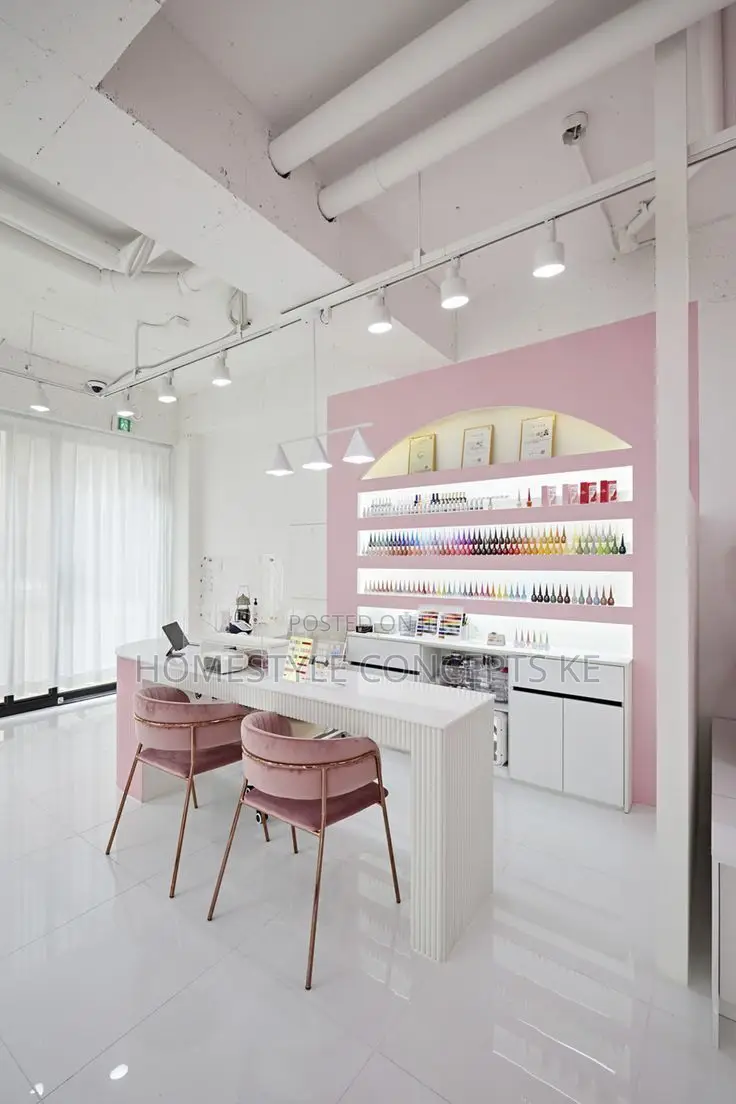 Vanity Mirrors Beauty Parlour Nail Spa Interior Design