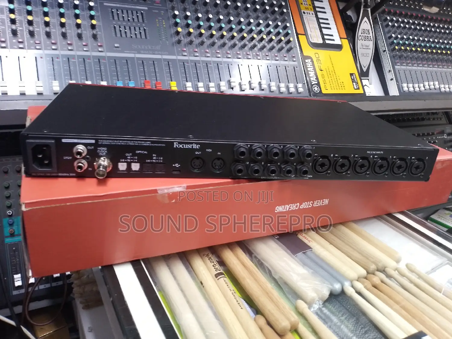 Scarlett's 18i20 Focusrite Audio Interface