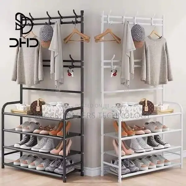 Multi Function Shoe / Hat / Cloth Rack With Hooks