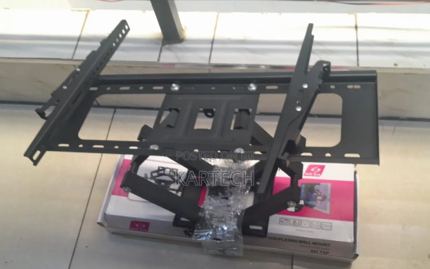 32 - 85" Double Arm Swivel Wall Mount Television Bracket