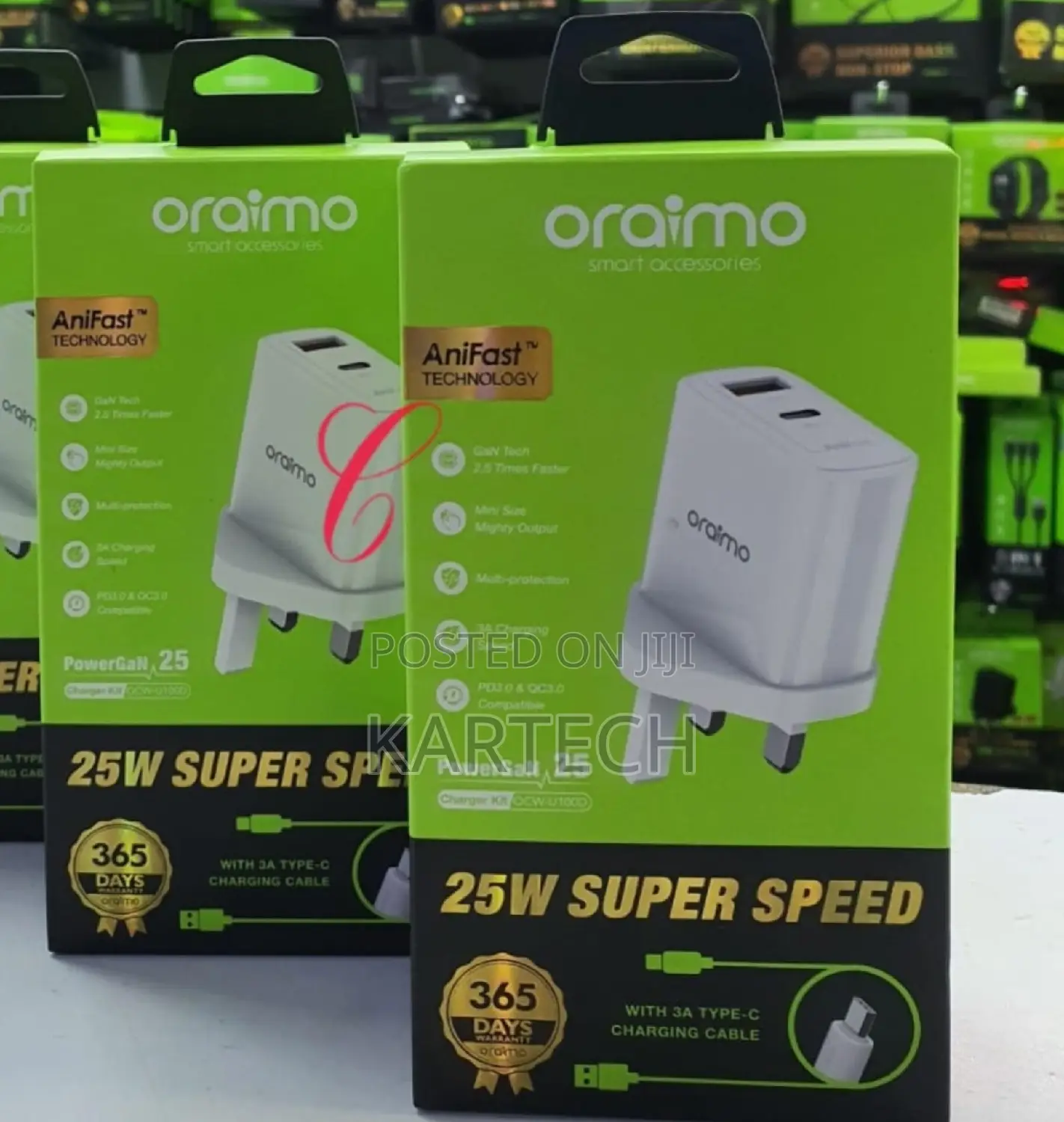 Oraimo 25W Super Fast Charger