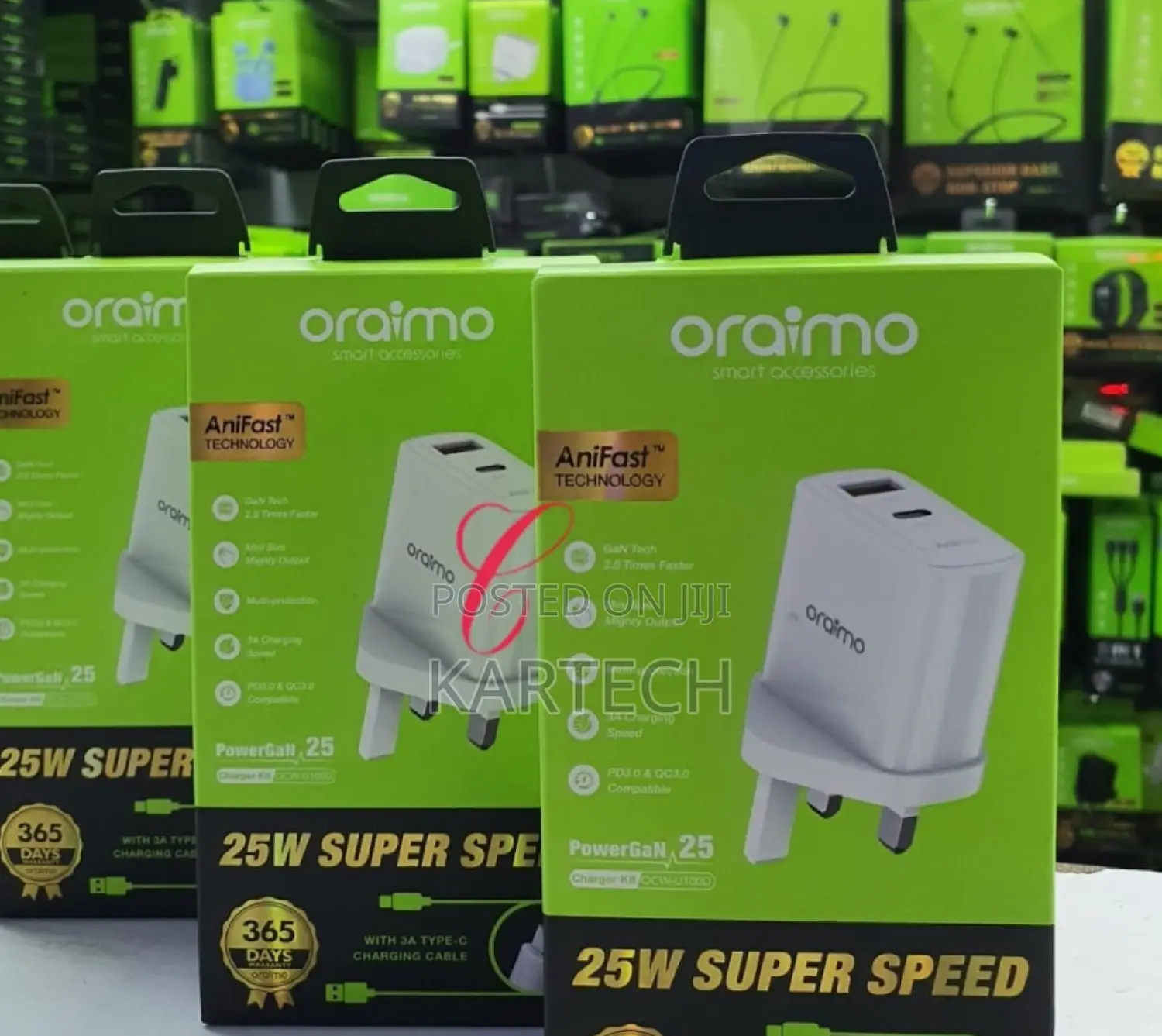 Oraimo 25W Super Fast Charger