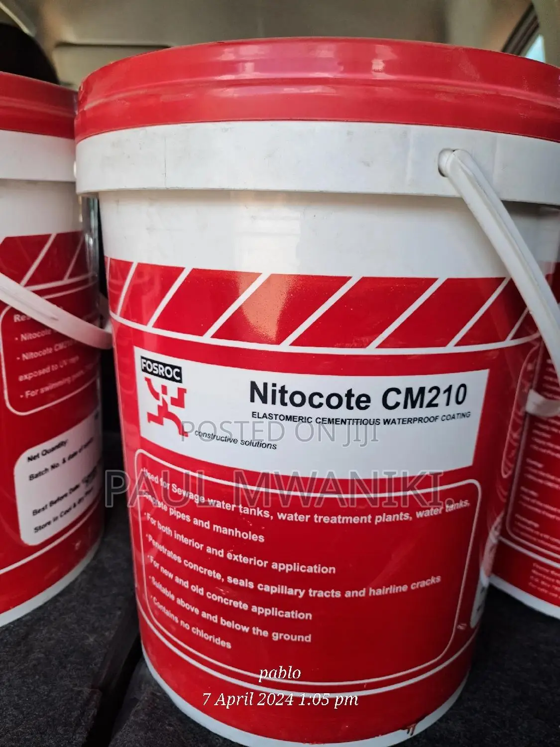 NITOCOTE CM210- Cementitious Waterproofing Coating