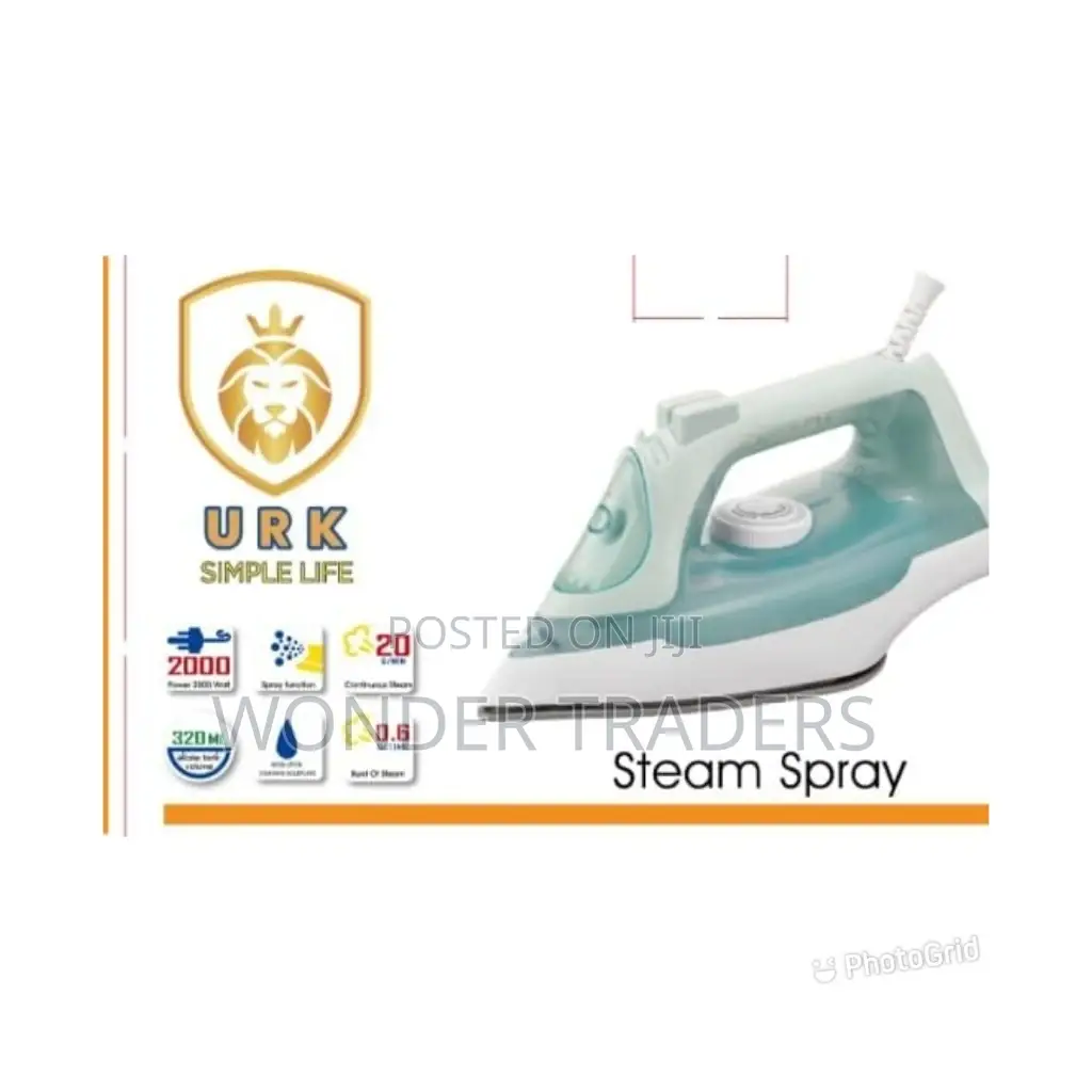 Eurochef Steam Iron Box Now Available.