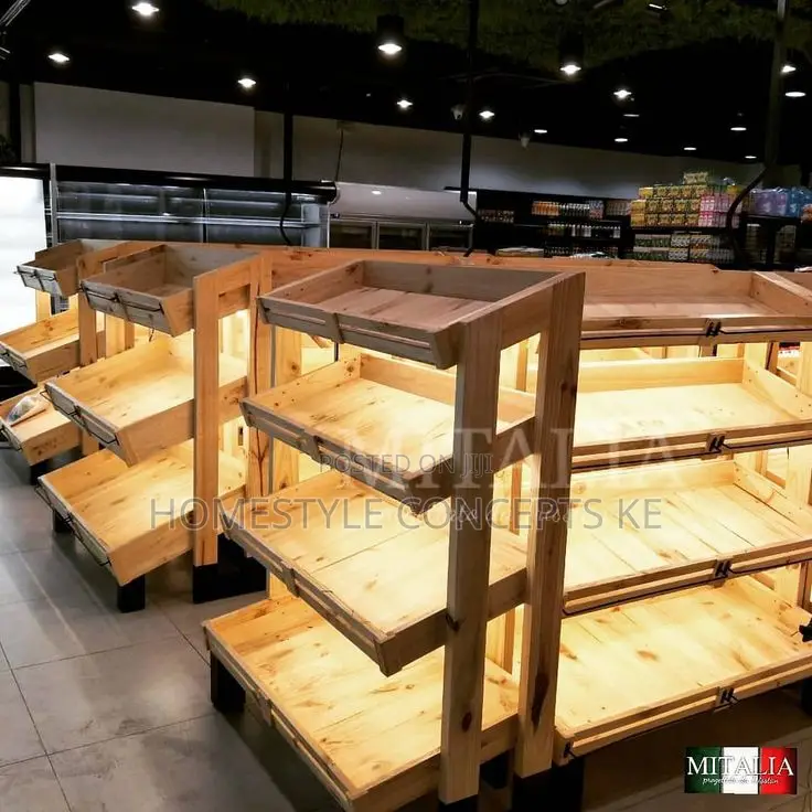 Grocery Greens Vegetables Cereal Shop Design