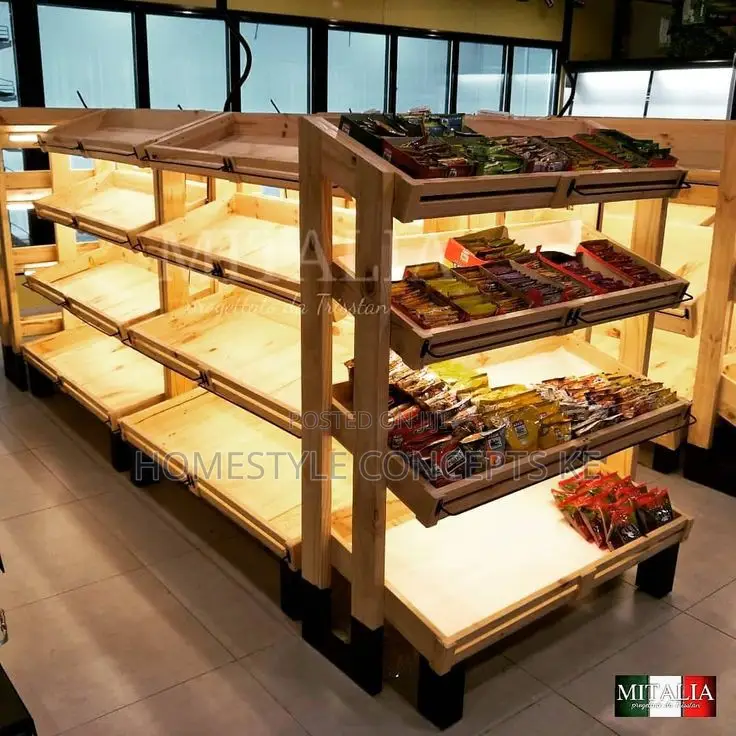 Grocery Greens Vegetables Cereal Shop Design
