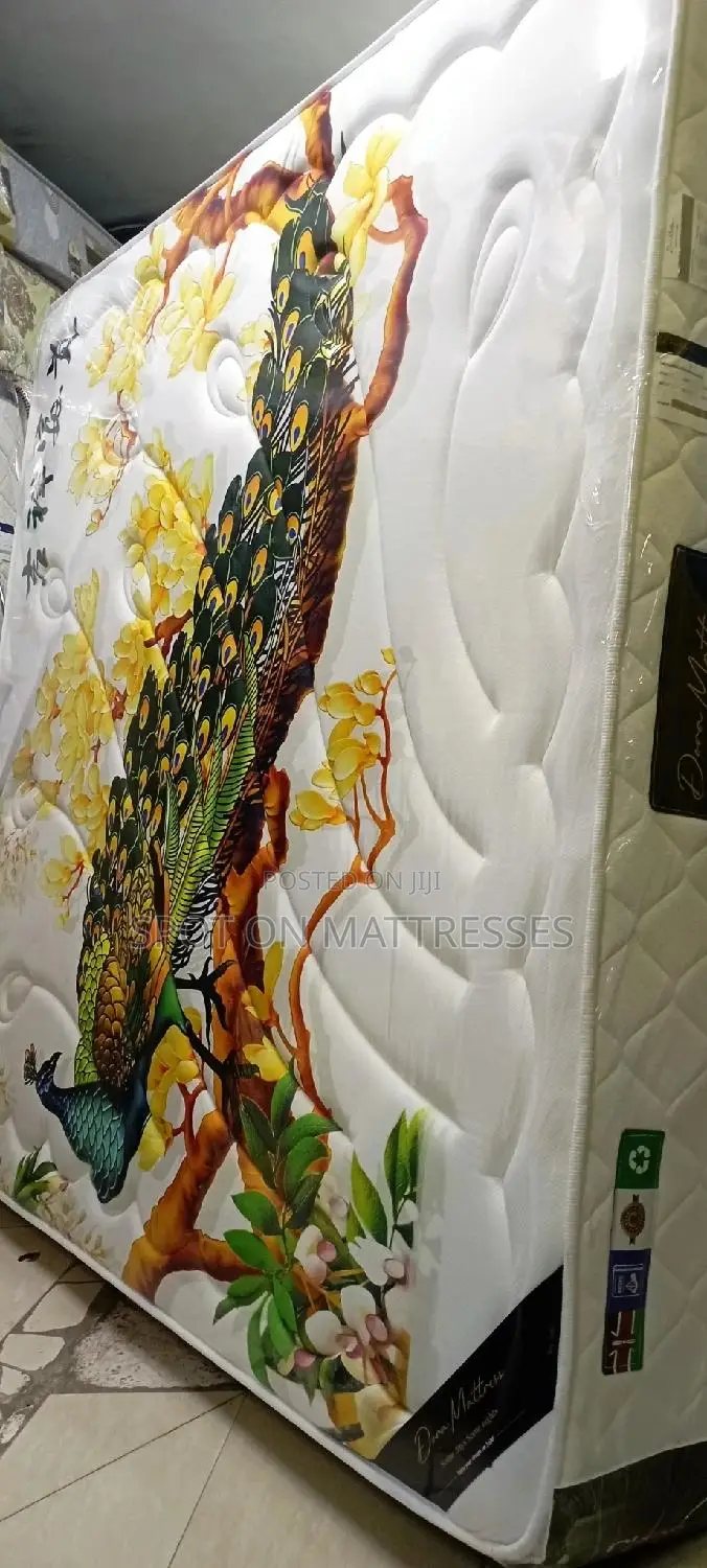 6by6 12inch Orthopaedic Spring Mattresses With Tausi Art.