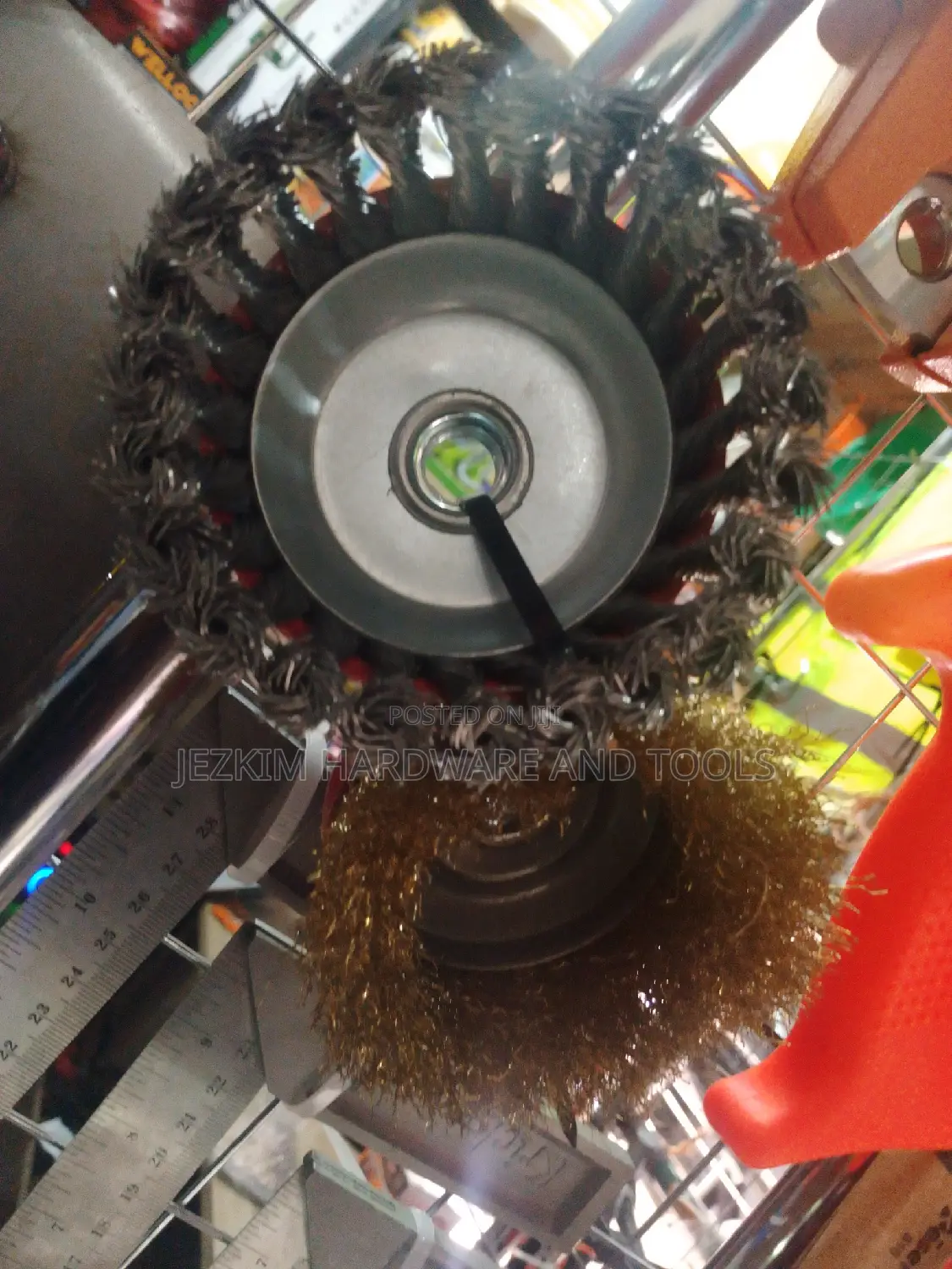 Soft and Hard Wire Cup Brush 4"