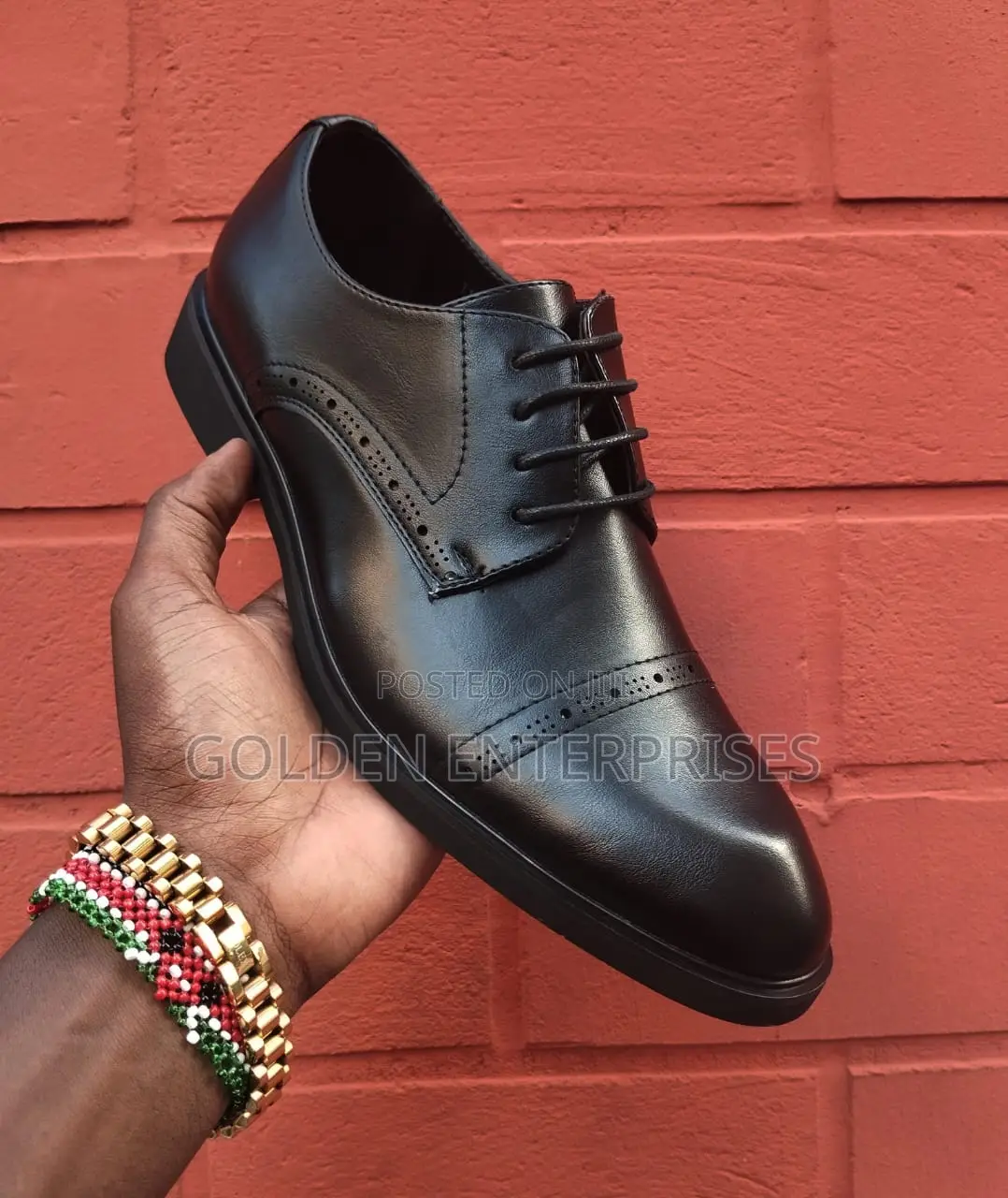 Quality Leather Official Shoes Lace Up