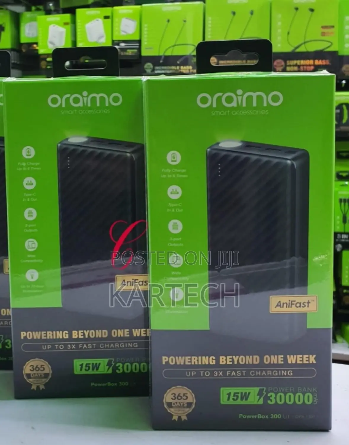 Oraimo Powerbox 300 Power Banks 30,000mah