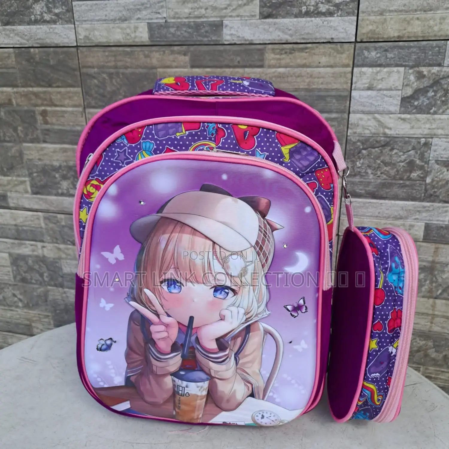 School Backpack With Pencil Pouch