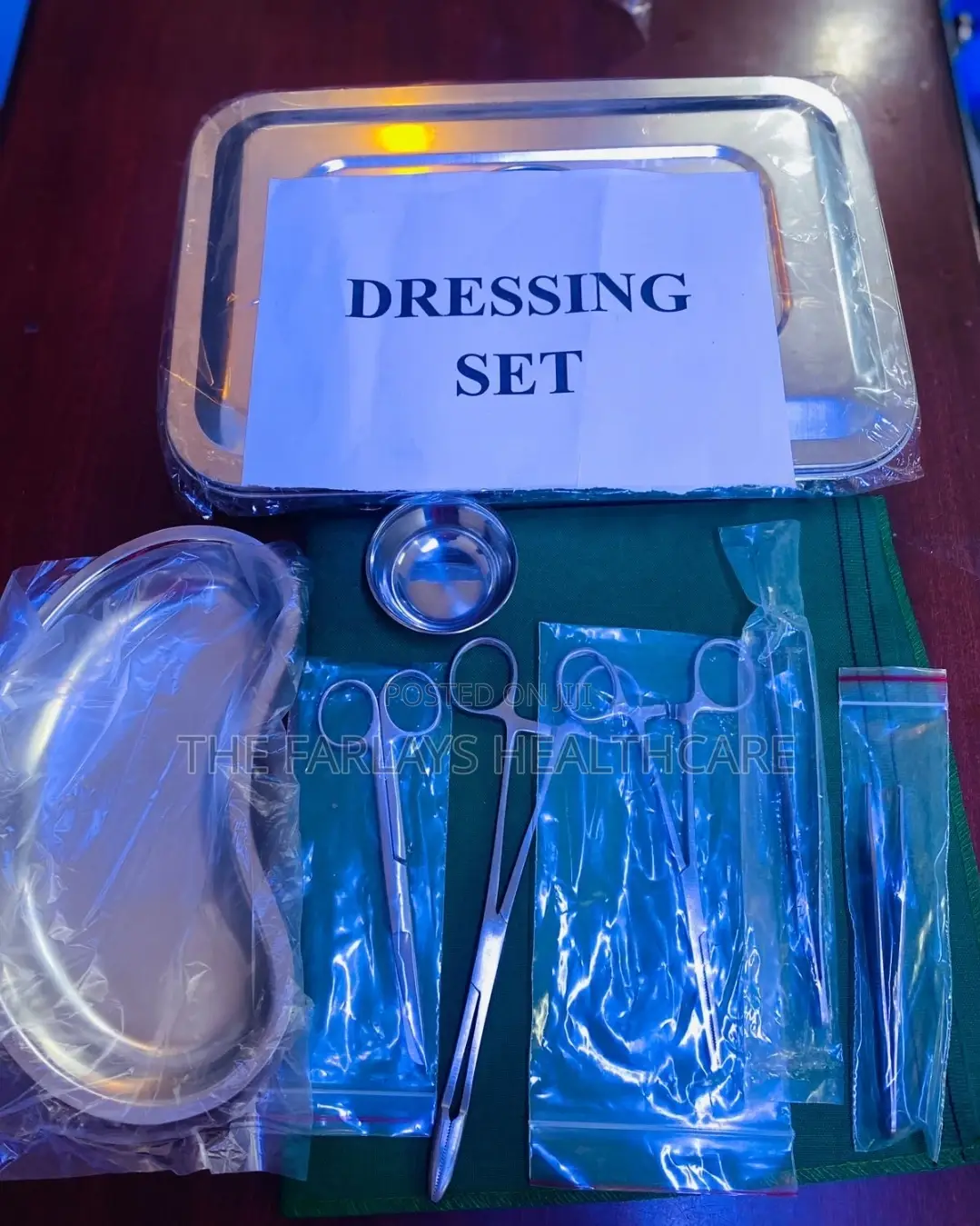 Dressing Set Instruments Stainless Steel.