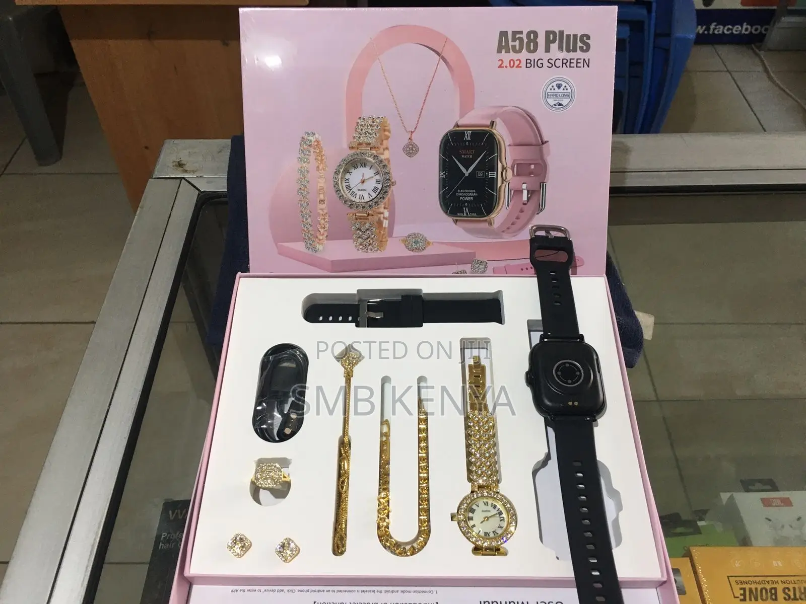 A58 Plus Smart Watch Gift Set For Her