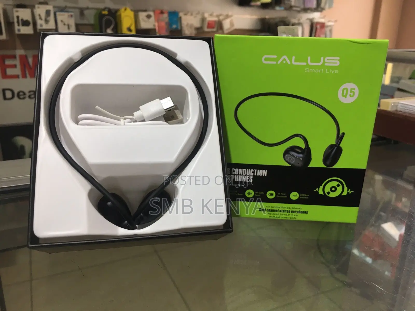 Calus Open Ear Conduction Neckband Headphones