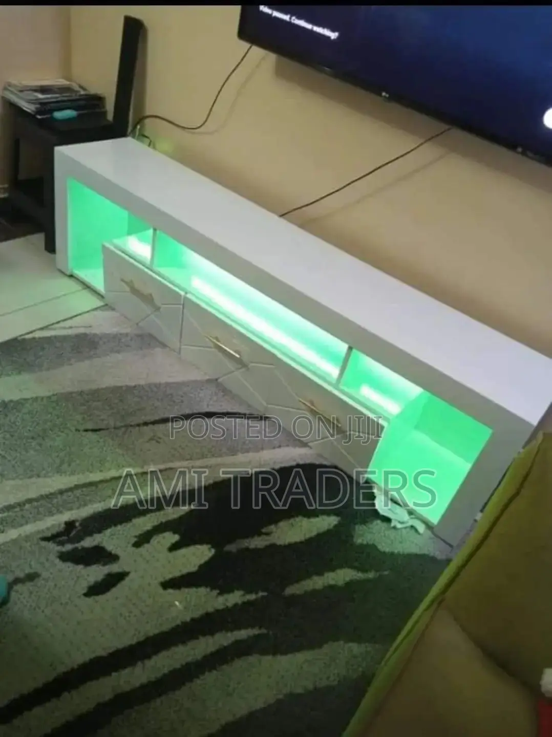 Tv Stand (. 6ft Long) +LED