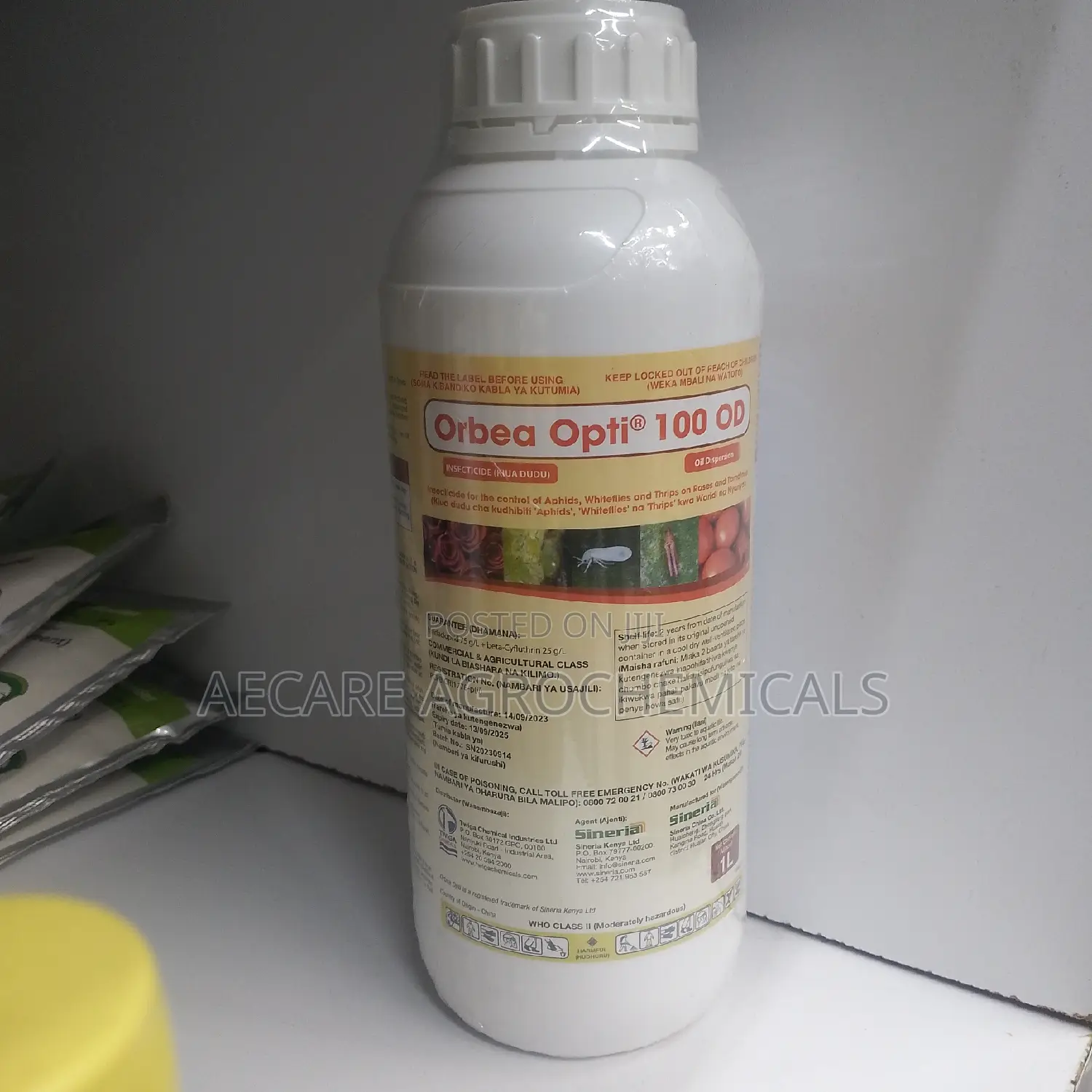Orbea Opti 100 Od Insecticide 1 Litre (Thunder Alternative)