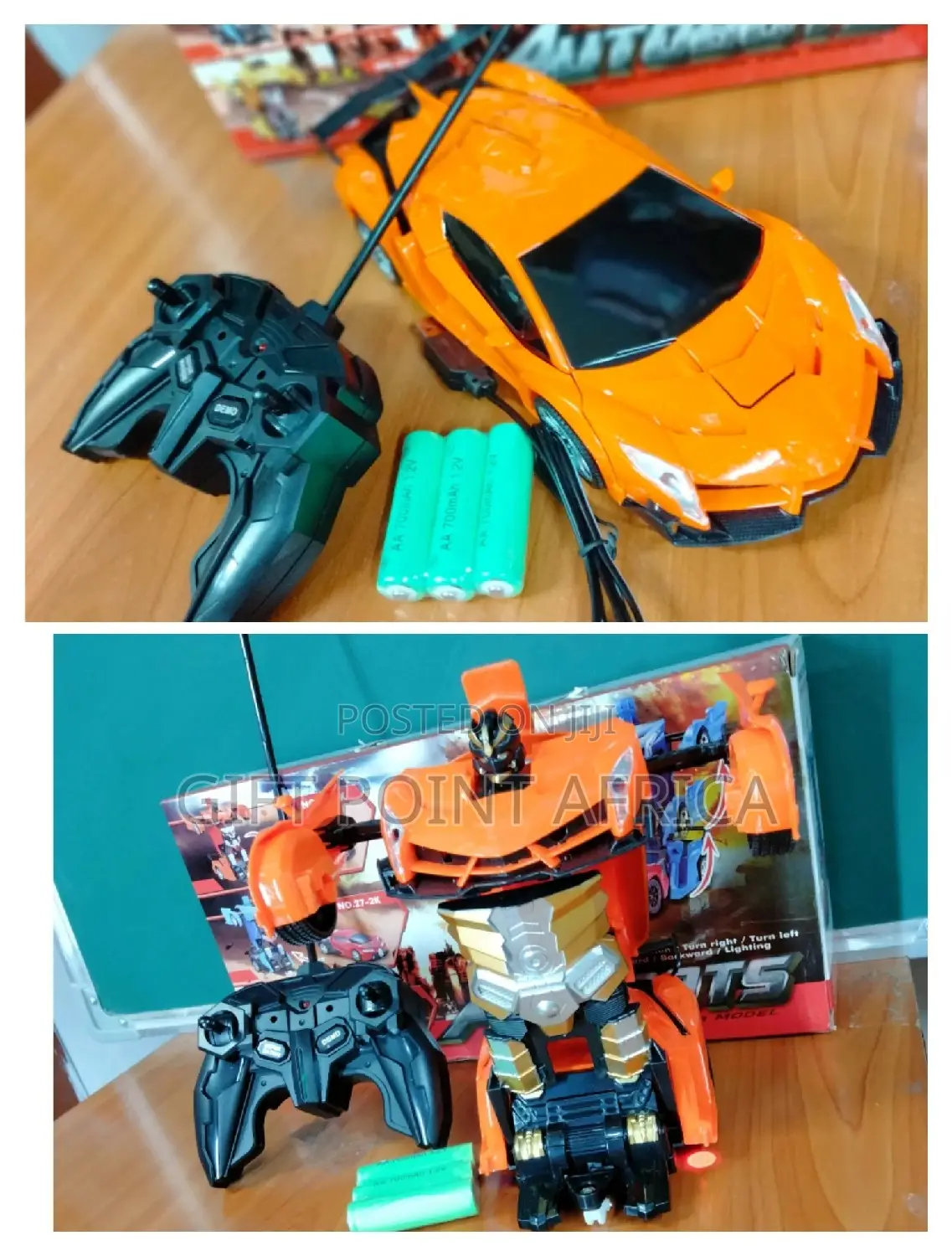 Deformation Rechargeable Remote Control Toy Car for Kids