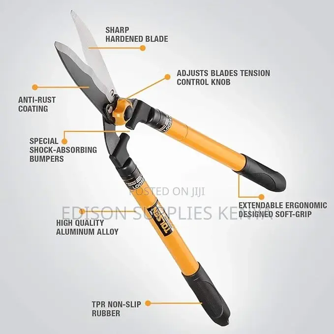 Hedge Shears Tolsen Telescopic Adjustable Hedge Shears
