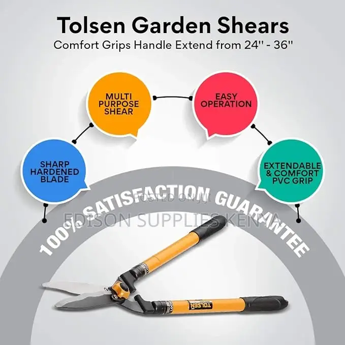 Hedge Shears Tolsen Telescopic Adjustable Hedge Shears