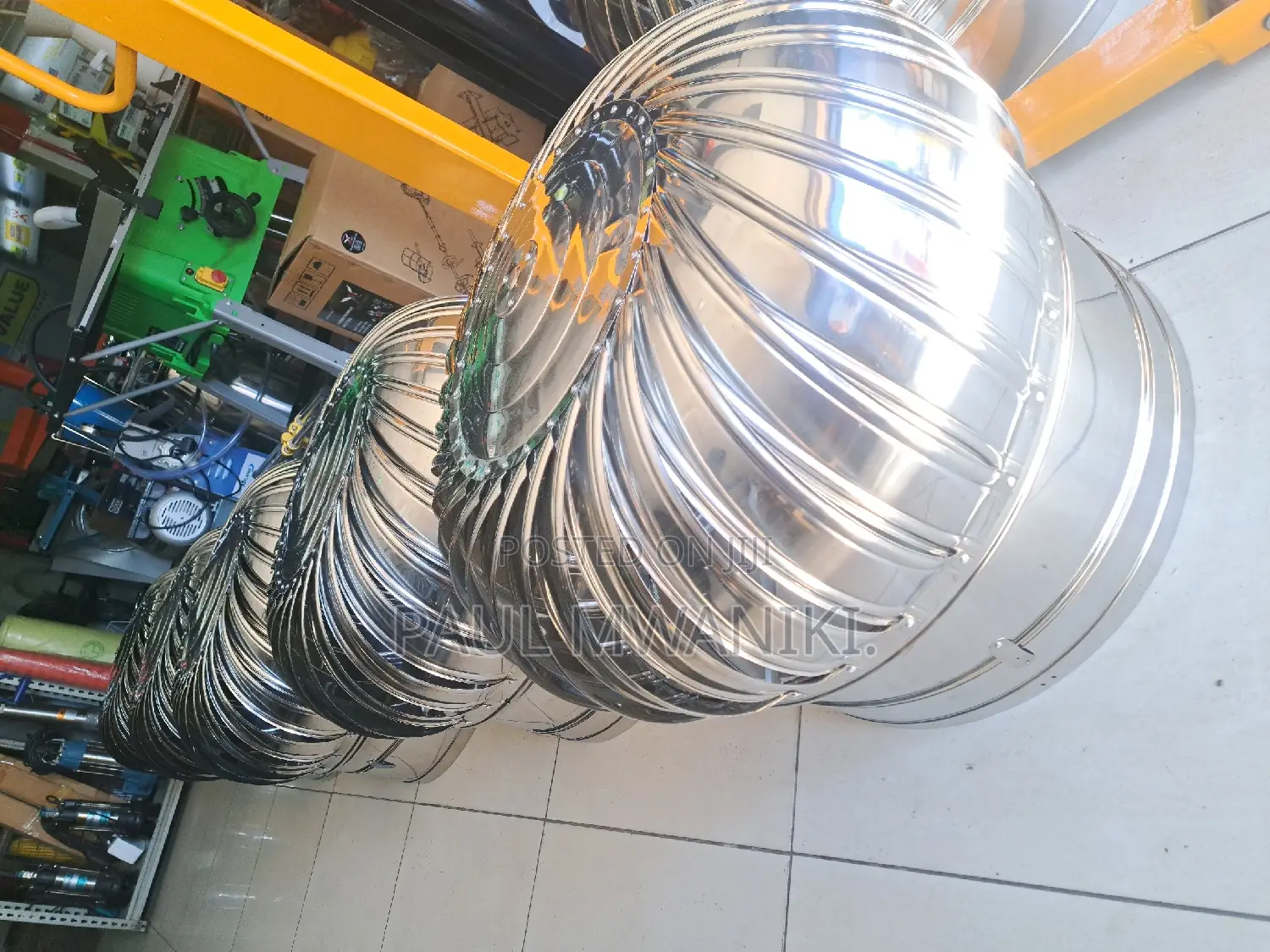 Roof Mounted Wind Driven Air Ventilators- 24"(600mm)