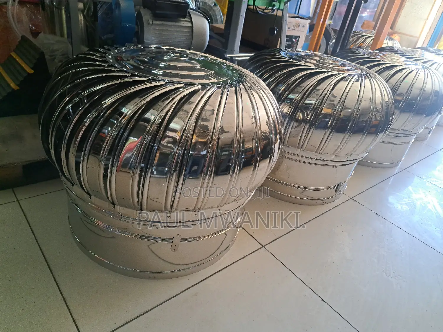 Roof Mounted Wind Driven Air Ventilators- 24"(600mm)