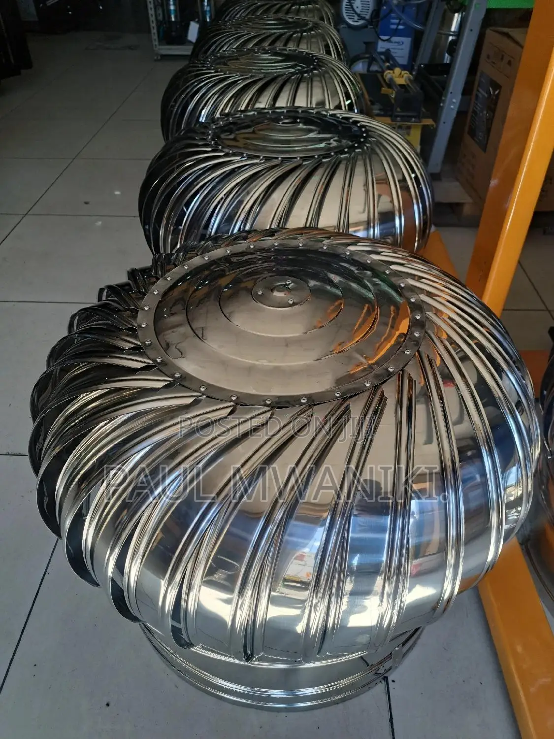 Roof Mounted Wind Driven Air Ventilators- 24"(600mm)