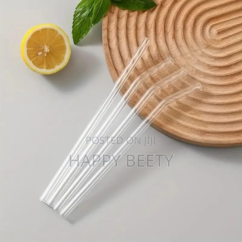 Reusable Glass Straws(4pcs)