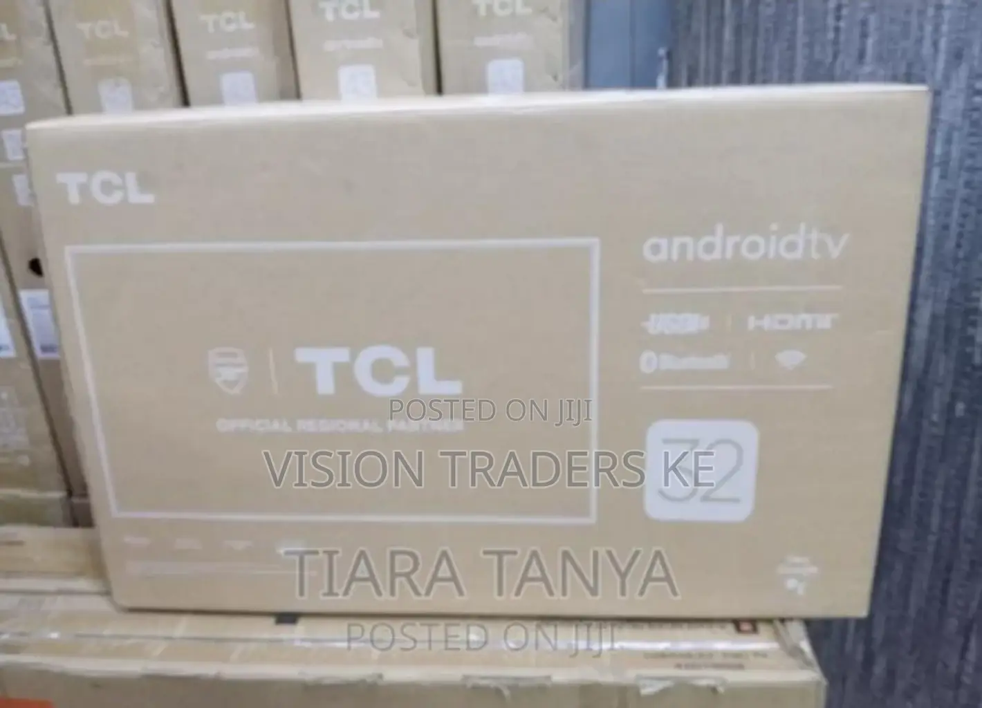 TCL 32 Inches Smart Android Frameless Tv Fullhd