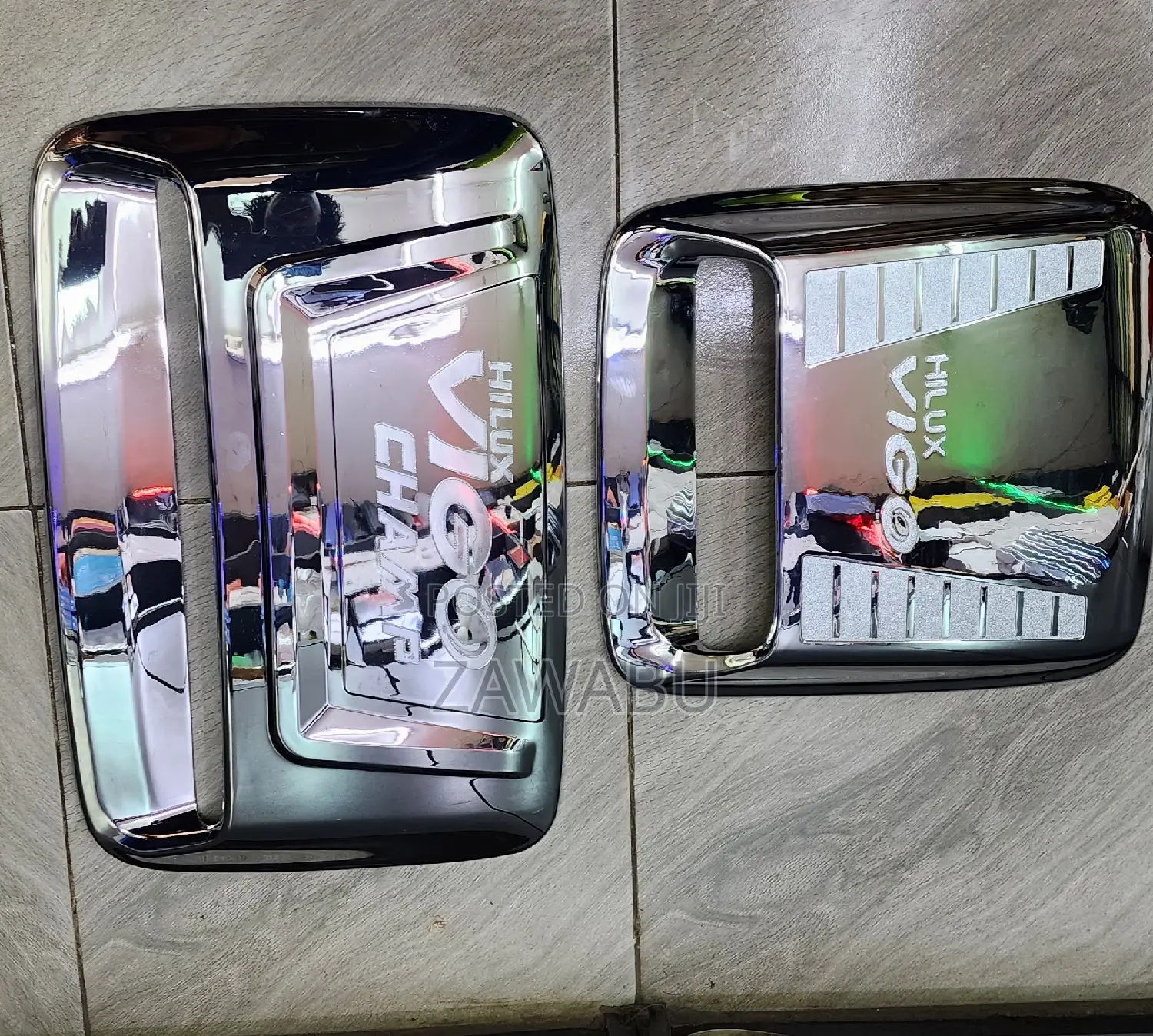 Chrome Bonnet Scoop Hilux Vigo 05_14