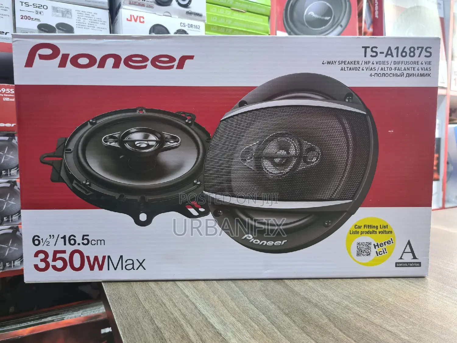 Pioneer 350 Watts 6.5 Inches TS-A1687S Midrange Speakers