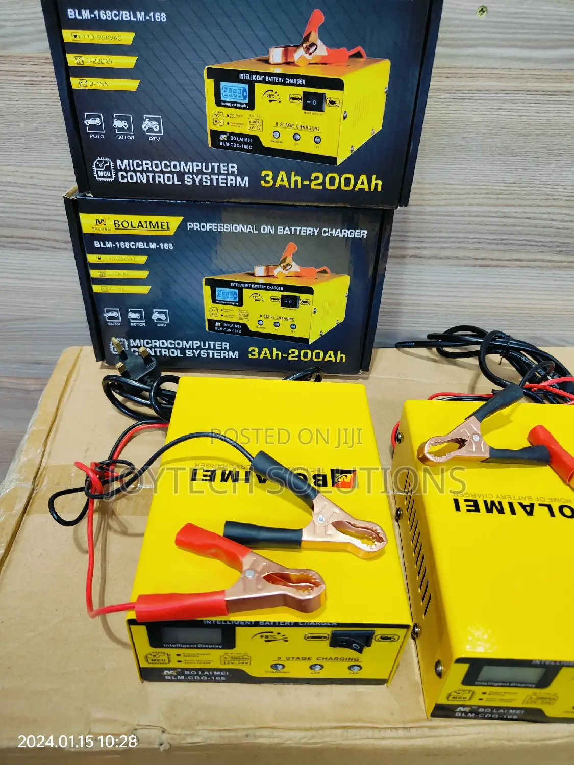 Improved Car Battery Charger. Up to 200 Ah Battery .