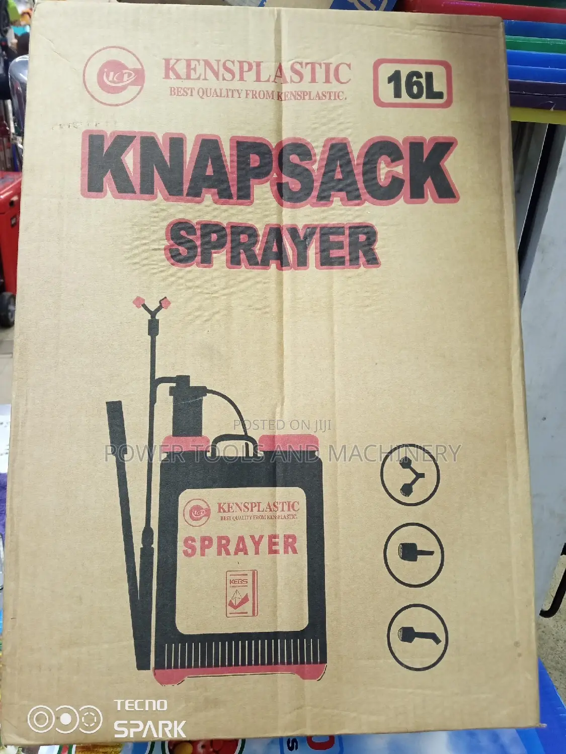 Kenplastic Knapsack Sprayer 16ltrs