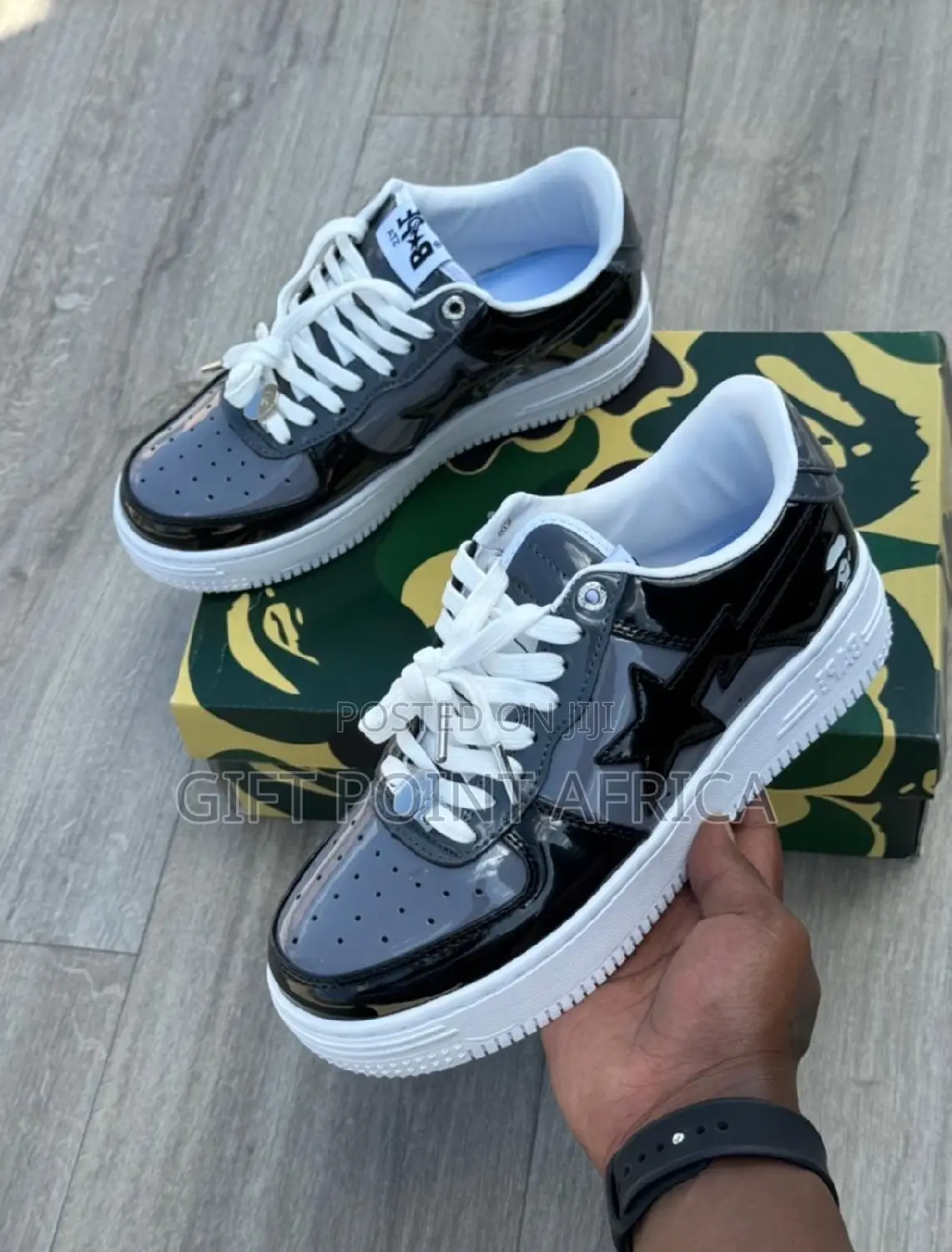 A Bathing Ape Bape Sta Low Cut Unisex Sneakers