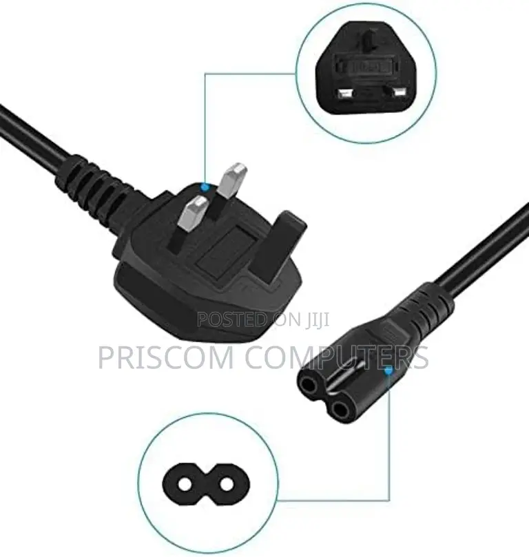 Power Cable Cord - Laptop Adapter/Camera/Printer/Adapter, PS