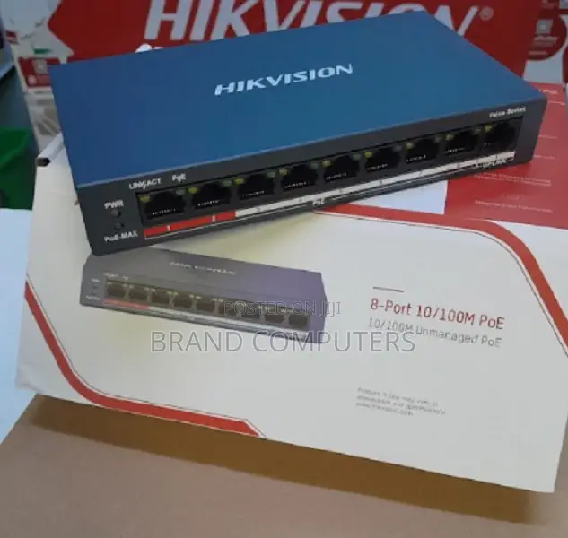 Hikvision 8-Port Poe Switch