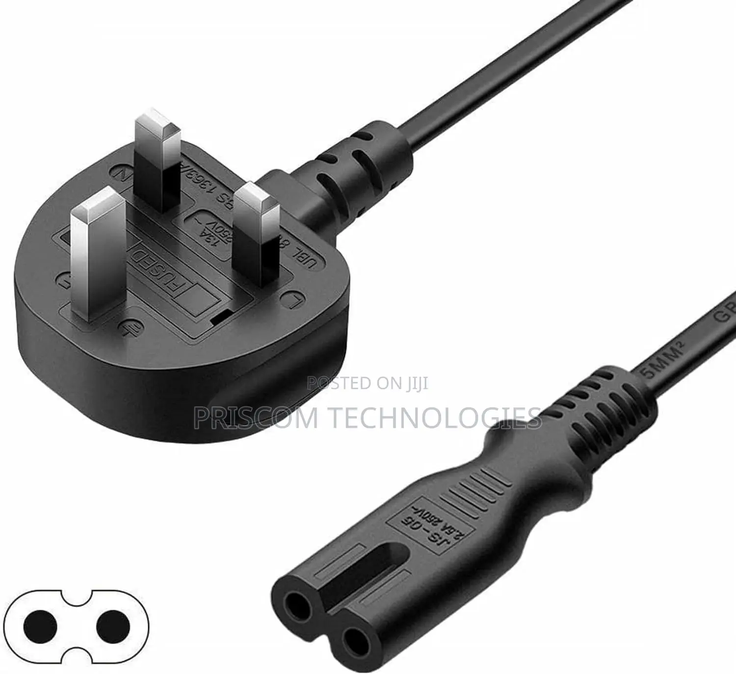 Printer Power Cables - 1.5m Long Fused
