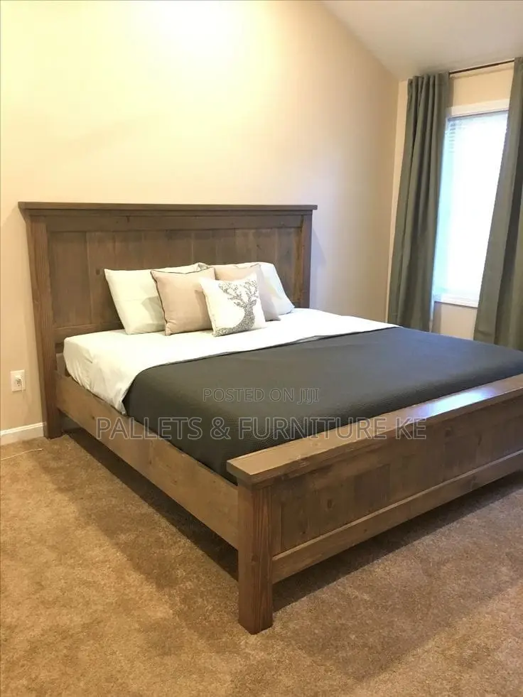 Barn Beam and Barn Board Bed