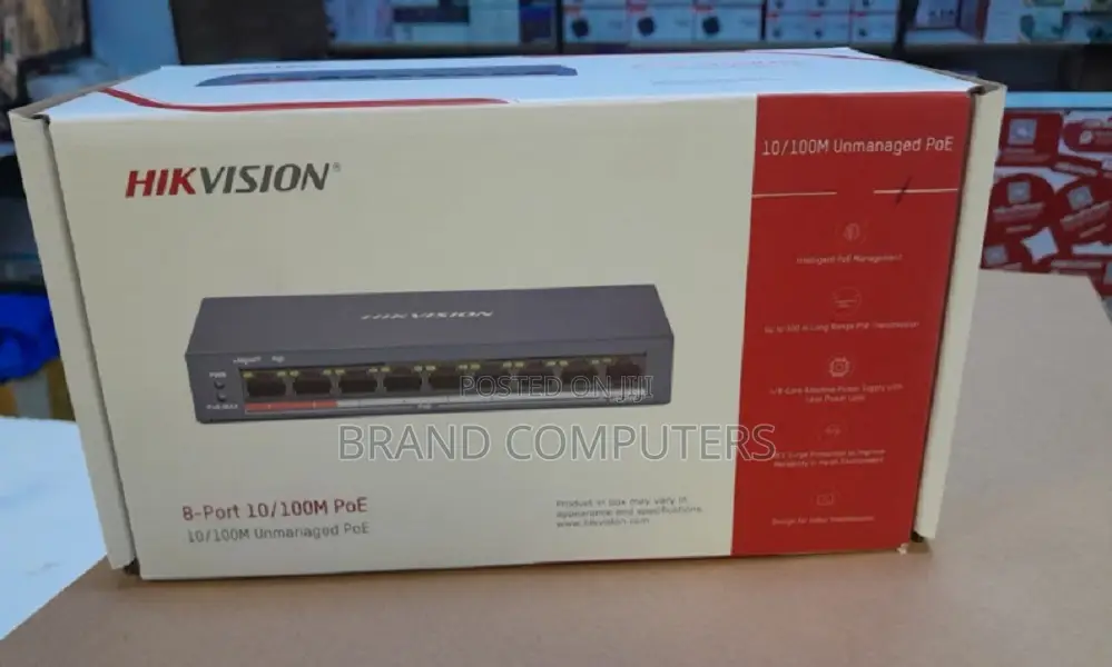 Hikvision 8 Port POE Switch//Full Poe